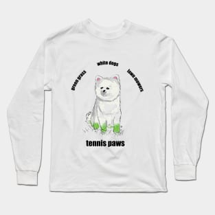 Tennis Paws Long Sleeve T-Shirt